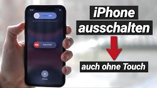 iPhone 11 12 13 ausschalten amp neu starten  auch ohne Touch amp Display [upl. by Harbed]