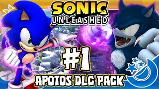 Sonic Unleashed DLC  Part 1 Apotos Adventure Pack COMPLETE 1440p [upl. by Arotahs]