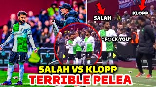 🚨LA INSOLITA PELEA de MOHAMED SALAH y JURGEN KLOPP  TUVIERON QUE SEPARARLOS [upl. by Aon]