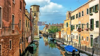 Live Walking in Venice Castello District  The untouched Venice [upl. by Anelac]