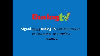 How to Realign Dialog TV Dish Antenna [upl. by Kathy80]