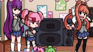 Friday Night Funkin  DokiDoggle Bonedoggle But Sung By the Dokis FNF MODS fnf fnfmod [upl. by Uticas]