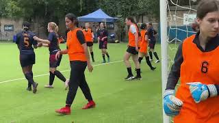 Tashkent International School Girls Soccer vs British International School of Tashkent [upl. by Ettellocin]