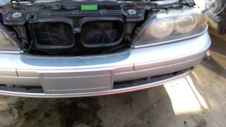 How to remove Front Bumper Cover On BMW E39 5Series [upl. by Anastasius]