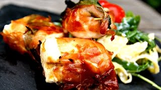 Saltimbocca  Italian Chicken Bites  Prosciutto and Sage Chicken Video Recipe  barbecue [upl. by Sage]