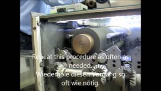 Redressing of PCB brushes in a Wesero Brushing Machine [upl. by Medlin]