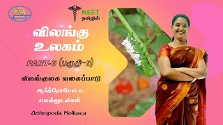 Animal Kingdom  Part 6 Classification of Animals  Arthropoda  Mollusca  NEET Tamil [upl. by Lyrej360]