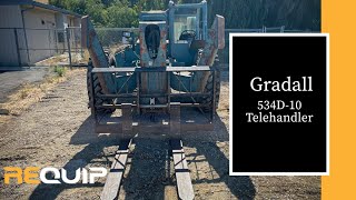 Gradall 534D10 Telehandler [upl. by Ecad]