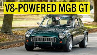 Is This the Ultimate MGB GT Ford V8Powered [upl. by Eisyak811]