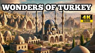 WONDERS OF TURKEY  The Most Amazing Places in Turkey You CANT Miss  Travel Video 4K [upl. by Barbarese]