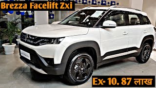 2022 Brezza Facelift Zxi Review in HindiNew Brezza Facelift Zxi Features2022 Brezza Facelift Zxi [upl. by Atela]