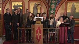 Divine Liturgie en la Paroisse Orthodoxe des Saints Anargyres à PéronneslezBinche [upl. by Ardnait305]