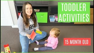 WHAT ACTIVITIES MY TODDLER DOES IN A DAY  15 MONTH OLD [upl. by Avehsile]