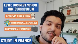 ESSEC MiM Curriculum  Master in Management at ESSEC Business School  Study in France [upl. by Nerfe]