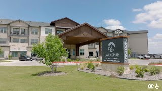 Larkspur at Creekside with Audio Description  New Braunfels TX Apartments  Greystar [upl. by Nwad]