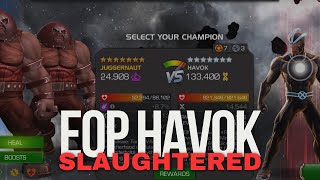 Juggy Slaughteres EOP Havok  MCOC [upl. by Latton332]