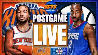 New York Knicks vs Los Angeles Clippers Post Game Show EP 452 Highlights Analysis Live Callers [upl. by Vanni]