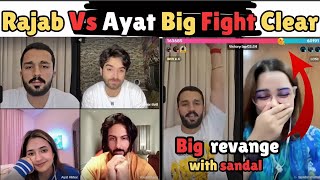 Rajab butt brand vs Ayat Big match Big fight on TikTok [upl. by Tracey821]