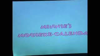 Minnies MousekeCalendar Title Card [upl. by Assetak]