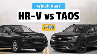 Honda HRV 2023 vs Volkswagen Taos 2023 [upl. by Anerak923]