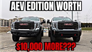 2024 GMC Sierra 2500 AT4X Standard VS AEV Bison Is Bumpers And Skid Plates Worth 10000 [upl. by Jacintha]