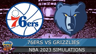 Memphis Grizzlies vs Philadelphia 76ers  NBA Today 2232023 Full Game Highlights  NBA 2K23 Sim [upl. by Muncey]