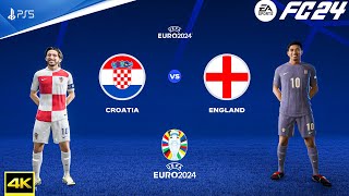 FC 24  England Vs Croatia  UEFA EURO 2024 FINAL Match  PS5™ 4K60 [upl. by Stafani]