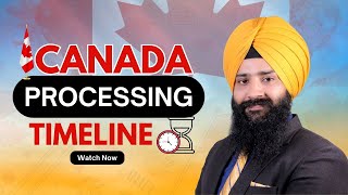 Canada Processing Timeline  Canada Visa News 202425  Canada Visa Process Time for International [upl. by Hammond309]