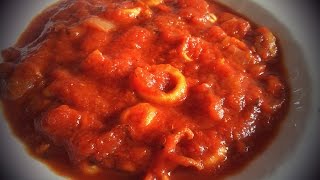 Calamares con tomate o frito de calamares [upl. by Nwahs206]