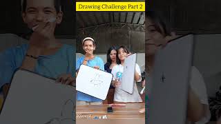 Drawing Challenge Part 2 drawing challenge funny shortsvideo [upl. by Fowler]