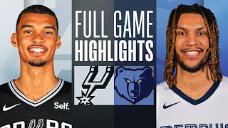 SPURS at GRIZZLIES  FULL GAME HIGHLIGHTS  April 9 2024 [upl. by Lunetta787]