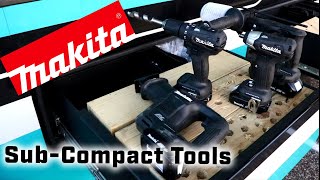 Makita LXT SubCompact Tool Lineup Overview amp Demo [upl. by Nrubua783]