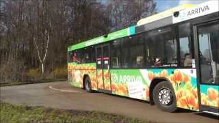 Arriva bussen bij de Keukenhof  HD [upl. by Ayotnom]