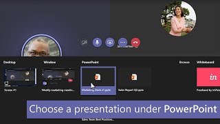 How to share PowerPoint slides in Microsoft Teams [upl. by Nuriel25]