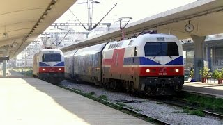 Trainspotting at Thessaloniki New Railway Station Part 1 20122014 [upl. by Repooc]