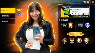 Ajjubhai Face Reveal Reaction amp Free Fire LIVE Rank Push To GrandMaster 😍 Sooneeta is LIVE FF LIVE [upl. by Illehs]