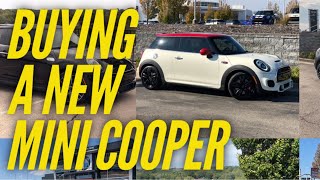 BUYING A NEW MINI COOPER [upl. by Llennoj]