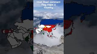 Most liked comment flag maps a country [upl. by Raji486]