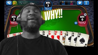 Playing Spades  No Bid Is Crazy [upl. by Anayik]