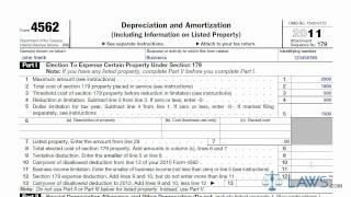 Learn How to Fill the Form 4562 Depreciation and Amortization [upl. by Youlton]