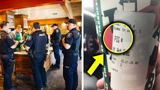 Corporate Reacts When a Starbucks Employee Writes quotPIGquot on a Cops Cup [upl. by Ahsat459]