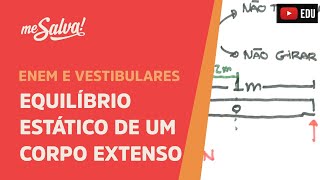 Me Salva EST02  Equilíbrio Estático de um Corpo Extenso [upl. by Karlise]