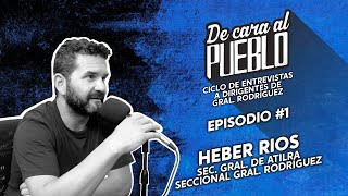 DE CARA AL PUEBLO 1  Entrevista a Heber Ríos Sec Gral de Atilra Gral Rodríguez [upl. by Pacificas]