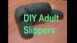 DIY Adult Bedroom Slippers From Flip Flops [upl. by Player]