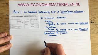 Box 1 Rekenen met de belastingschijven economiematerialen [upl. by Anairam274]