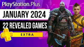 PlayStation Plus Extra January 2024 Games  PS Plus Extra January 2024 [upl. by Arbba]