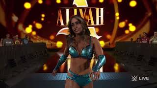 WWE 2K23 Aliyah Entrance [upl. by Sheldon708]