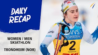 Andersson and Klaebo share top honours in Trondheim day 2  FIS Cross Country World Cup 2324 [upl. by Rumpf83]