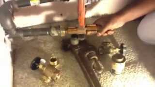 How to removereplace a steam Radiator valve [upl. by Tamah]