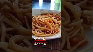 comiendo fideos con salsa de tomate 🍅🍜🍝🤗😋 [upl. by Sirret249]